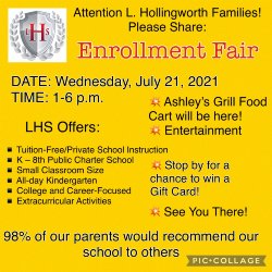 Picture of LHS Enrollment Flyer